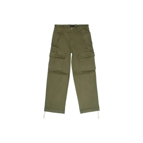 PURPLE BRAND Зеленый Мужской Карго Брюки
