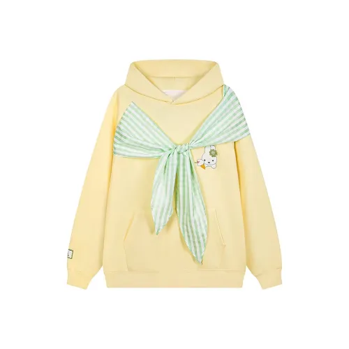 MOONCORE Желтый Женские Свитшоты