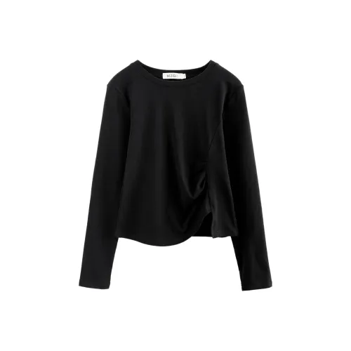 MIZIQI Длинный рукав Т-рубашка Женская