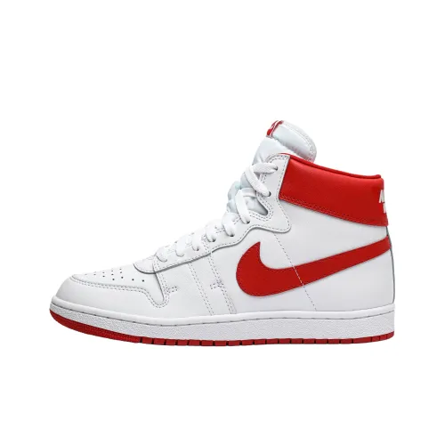 Nike Air Ship x Jordan Air Jordan 1 Винтажные баскетбольные кроссовки Унисекс Белый