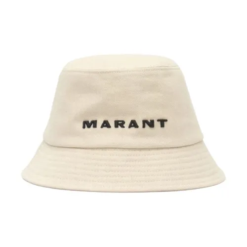 ISABEL MARANT Cotton Bucket Hats Мужской Бежевый