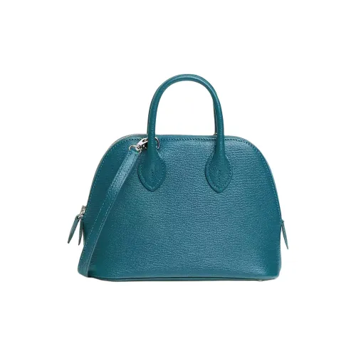 HERMES Bolide Mysore Chevro Сумка Мини Женская D2 Новый Джинсовый Синий