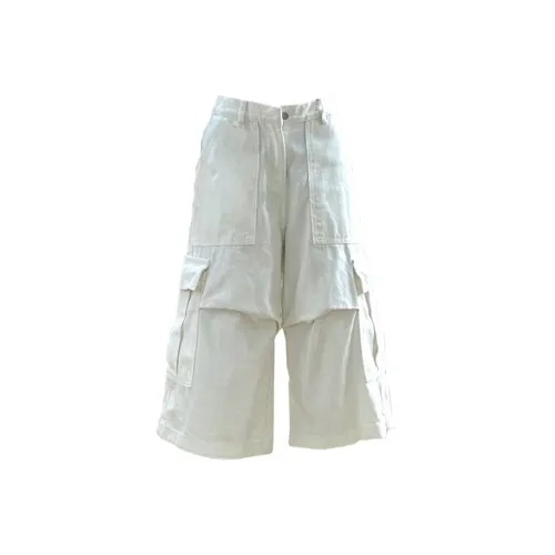 NIUXIAOMO Экрю Женские Джинсовые Шорты