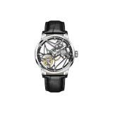 Нержавеющий корпус, черный циферблат