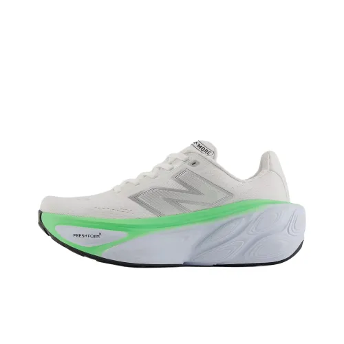 New Balance Fresh Foam X More v5 Дышащие Повседневные Беговые Кроссовки Женские Бежевые