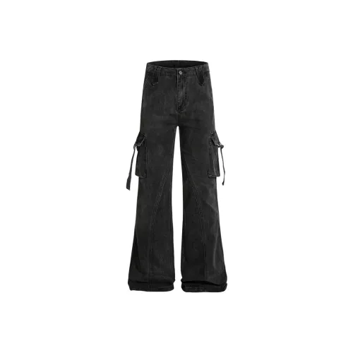 BEAR UNION Черные Женские Джинсы