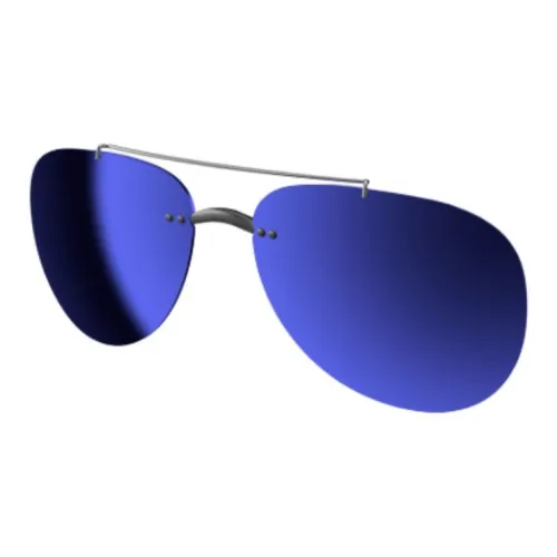 SILHOUETTE Металл Круглые Солнцезащитные очки Унисекс Синий