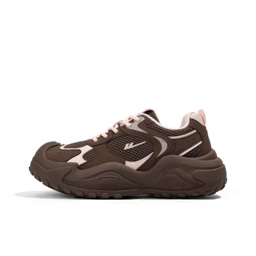 Warrior Аbrasion Resistant Lightweight And Breathable Низкий Топ Повседневная Обувь Женская Темно-Коричневая