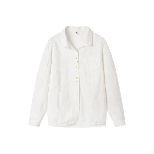 H YXIANG Белые Женские Рубашки