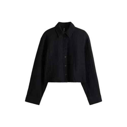 H&M Темно-серые женские рубашки