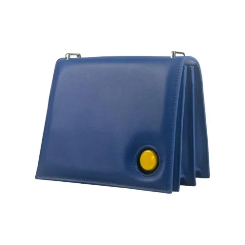 PabePabe Сумка через плечо из коровьей кожи женская синяя черная