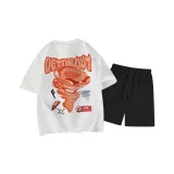 Фотиния Серый Топ Черные Штаны