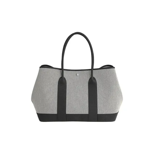 HERMES NEO GARDEN 23 HViking Холст с Negonda Телячья кожа Сумка Мини Женская Светлый бежевый и Черный