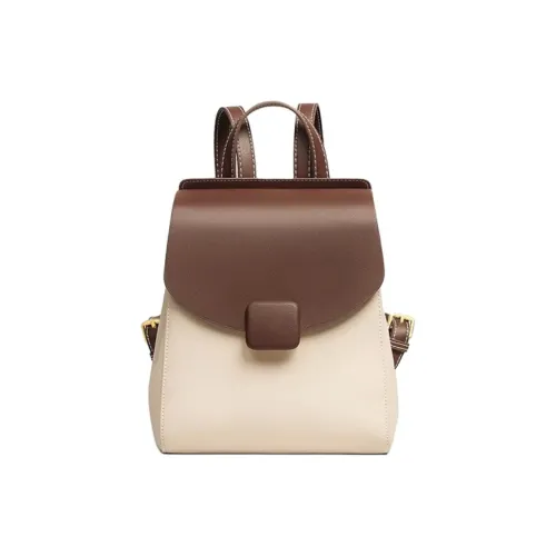VINEY Рюкзак из синтетической кожи стандартный женский абрикосовый и коричневый