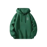 [Loose Fit Cotton Comfortable] Forest Green (B Dazzling Color Bear Chest Logo)  
[Свободный крой Хлопок Удобный] Лесной зеленый (B Ослепительный цвет Медведь Логотип на груди)