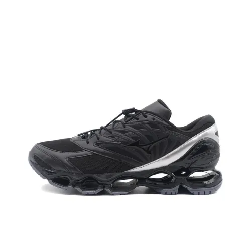 EDIFICE IENA X Елочка Узор Обувь x Mizuno Wave Prophecy LS Беговые кроссовки Унисекс Черный Серебряный