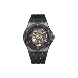 Черный корпус с черным циферблатом