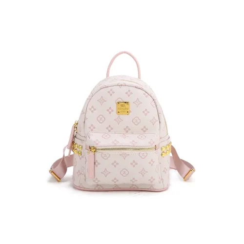 Carit Koty Полиуретан ПУ (полиуретан) Синтетическая кожа Рюкзак Стандартный Женский Розовый