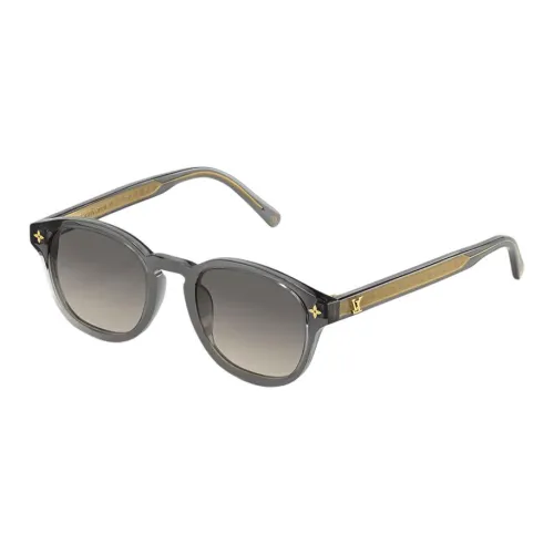 LOUIS VUITTON Ацетат OVAL SUNGLASSES Женские Антрацитовый Серый