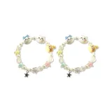 Браслет с бусинами "Мультяшный Котенок" (1 пара)