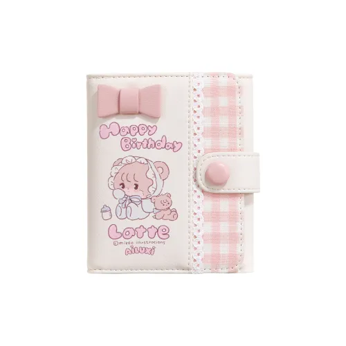 AILUXI Синтетическая кожа Кошелек Маленький Женский Milkshake Белый