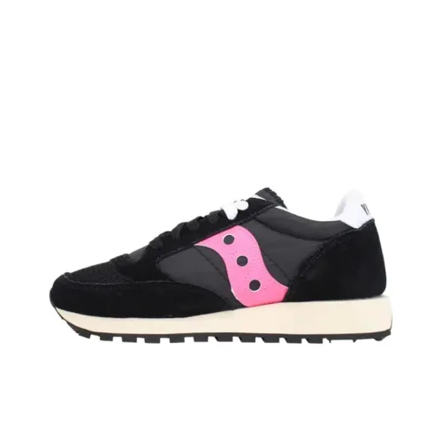 Saucony Jazz Original Беговые кроссовки Женские Черный Розовый