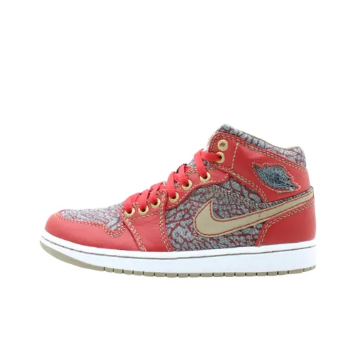 Jordan Air Jordan 1 Винтажные баскетбольные кроссовки Мужской Красный