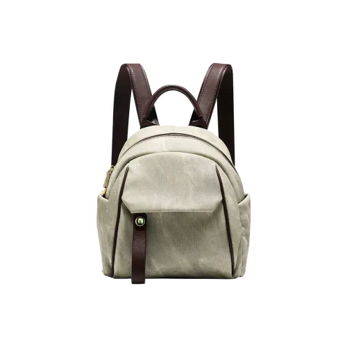 TTaG．baG Microfiber Synthetic Leather Backpack Women's Green ТТaG．baG Микрофибра Синтетическая Кожа Рюкзак Женский Зеленый