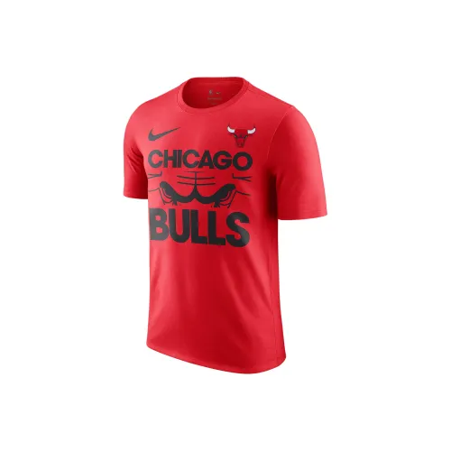 Nike x NBA Chicago Bulls T-Shirt Мужская Университетский Красный