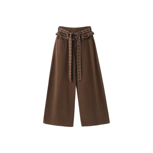 XIAOLIZI Кофе Женские Джинсы