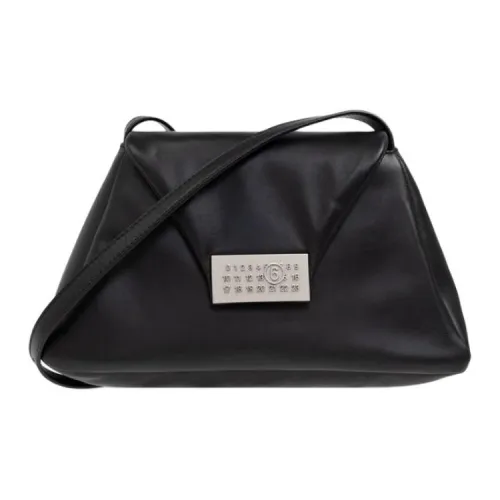 MM6 MAISON MARGIELA Телячья кожа Сумка через плечо Сумка на плечо Средняя Женская Темно-серый