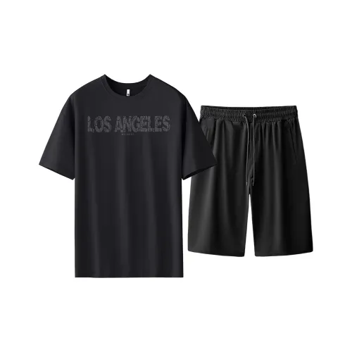 Trendy Customer Черный комплект Мужская Повседневная Спортивная одежда