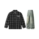 Комплект (черный топ+желтые грязевые штаны)