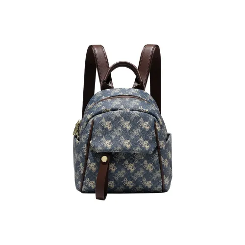 TTaG．baG Рюкзак из ПВХ (поливинилхлорид) Женские Синий