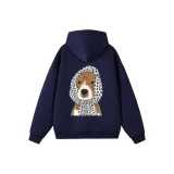 Темно-синий + Английский язык + Обертка для головы + Щенок