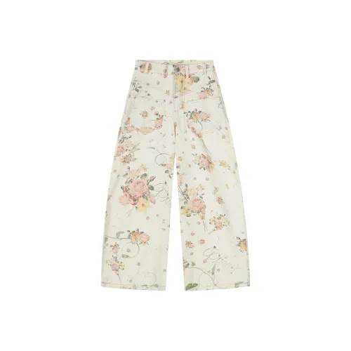 BEAR UNION Белый Женские Джинсы