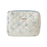 Bowknot Makeup Bag-Blue-Medium  
Бант Макияж Сумка-Синий-Средний