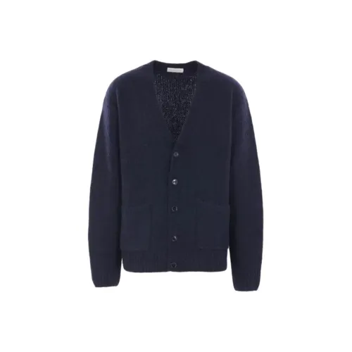 DRIES VAN NOTEN Синий Мужской Свитера