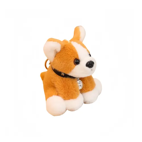 LOGISTAR Игривый Щенок Дизайн Плюшевый Брелок 11 см Рекомендуемая Высота