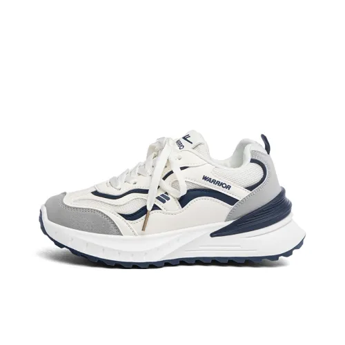 Warrior Амортизация Износостойкий Низкий Топ Повседневный Трейл Бег Тренировки Беговые Кроссовки Женские Бежевый Серый Синий