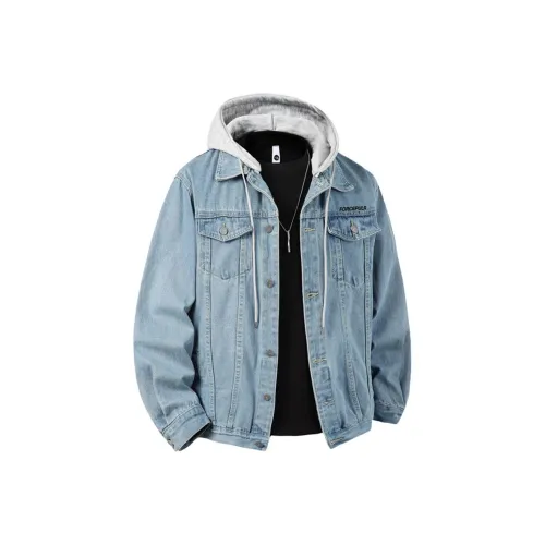 FORCEPULR Mock Два предмета Denim Куртка Унисекс
