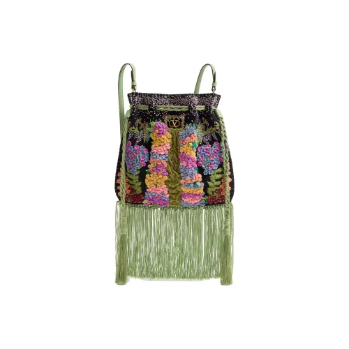 Valentino Garavani Бархатная сумка через плечо женская многоцветная