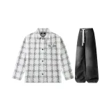 Комплект (белый топ+черные брюки)