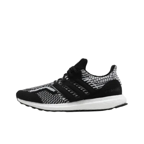 Adidas Ultraboost 5,0 Низкий топ Поддержка Детские беговые кроссовки Черный Белый Подростки