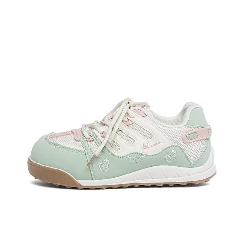 Warrior Аbrasion Resistant Баланс Низкий Топ Немецкие армейские кроссовки Женские Бежевый Розовый