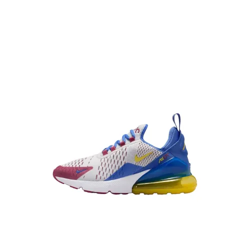 Nike Air Max 270 Low Топ Детские Беговые Кроссовки Белый Синий Подростки
