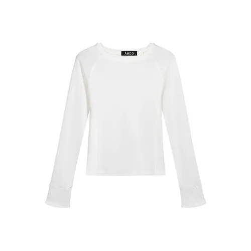 AHDO Белый Женские T-рубашки
