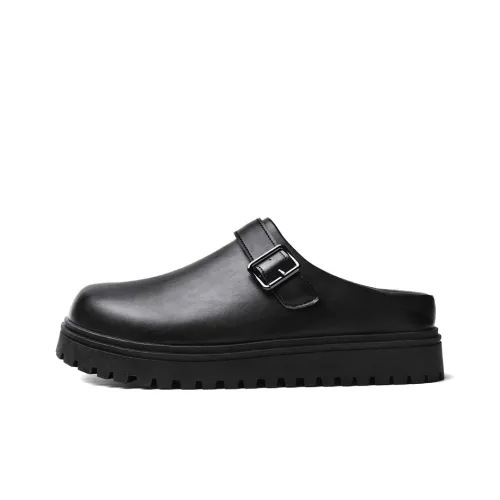 Captain illy PVC Поливинилхлорид Устойчивый к истиранию Домашние тапочки Мужской Черный