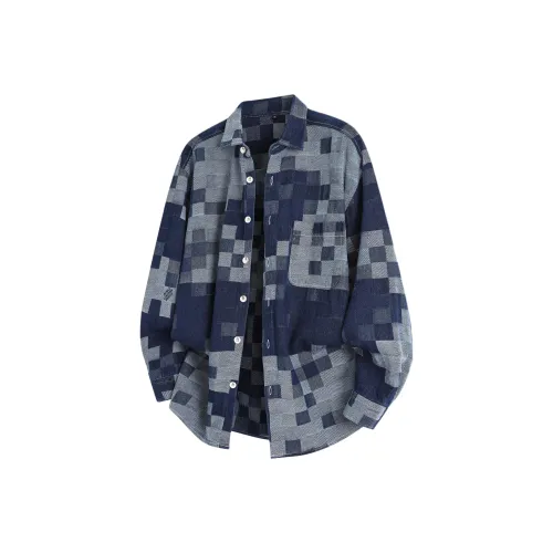 PASOK Blue Men's Shirts PASOK Синий Мужские Рубашки