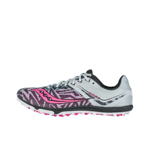 Saucony Havok XC Беговые кроссовки Женские Серый Розовый